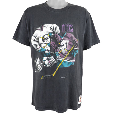 NHL (Nutmeg) - Mighty Ducks of Anaheim T-Shirt 1990s Large