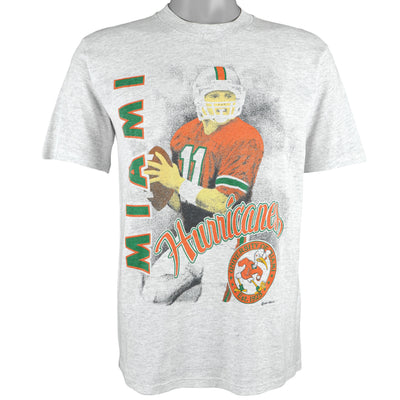 NCAA (Jerzees) - Miami Hurricanes Deadstock T-Shirt 1991 Large