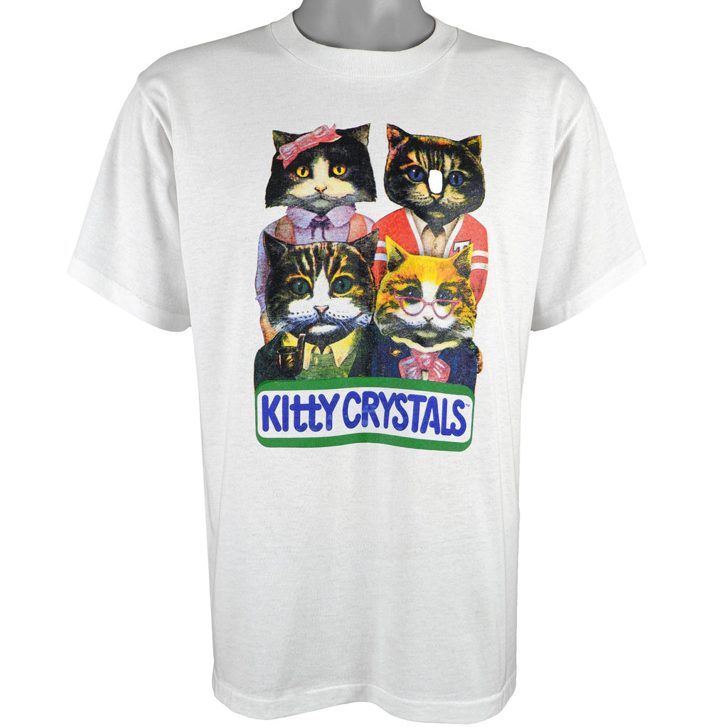 Vintage (Oneita) - Kitty Crystals Deadstock T-Shirt 1990s X-Large Vintage Retro