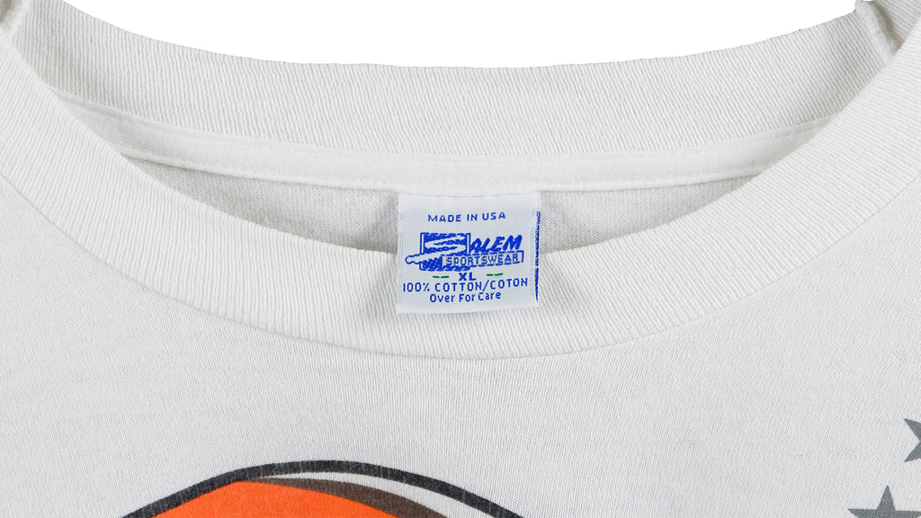 NFL (Salem) - Cleveland Browns T-Shirt 1990s X-Large Vintage Retro Football