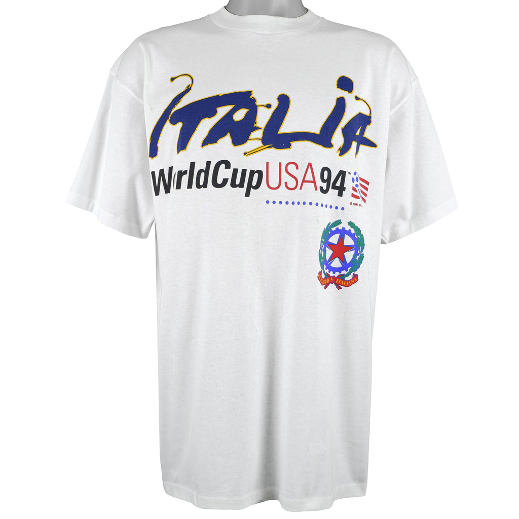 Vintage (Sportis) - White World Cup USA 94 T-Shirt 1994 X-Large Vintage Retro