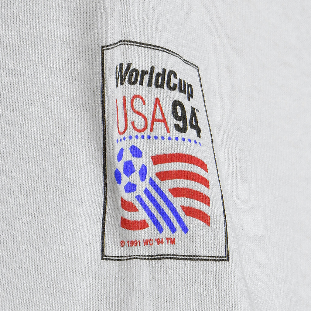 Vintage (Sportis) - White World Cup USA 94 T-Shirt 1994 X-Large Vintage Retro