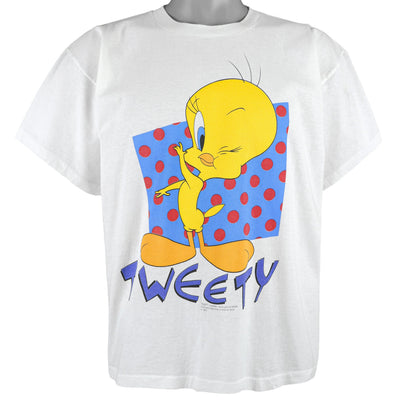 Looney Tunes - White Tweety Deadstock T-Shirt 1993 Large