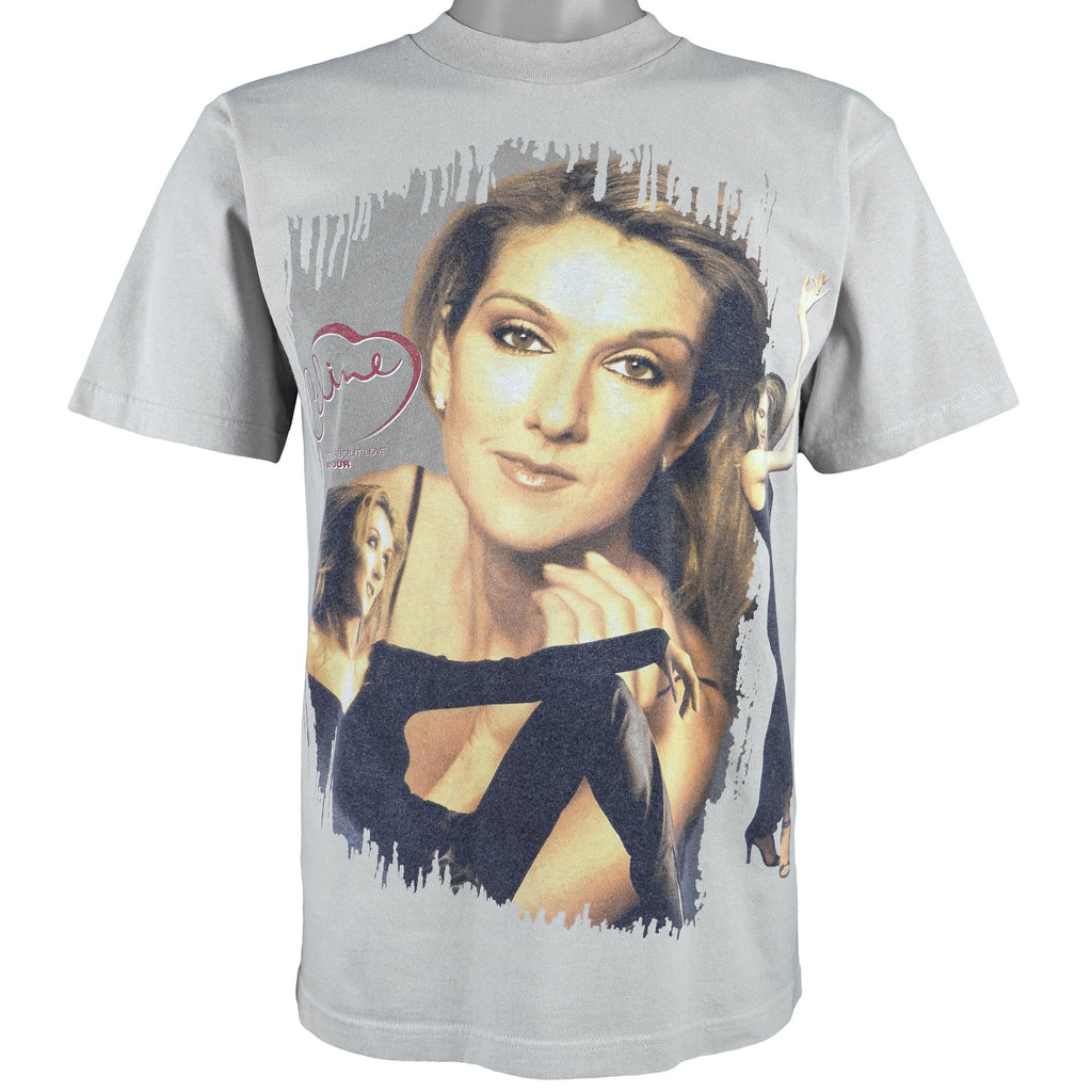Vintage (Murina) - Celine Dion Lets Talk About Love World Tour T-Shirt 1998 Medium Vintage Retro