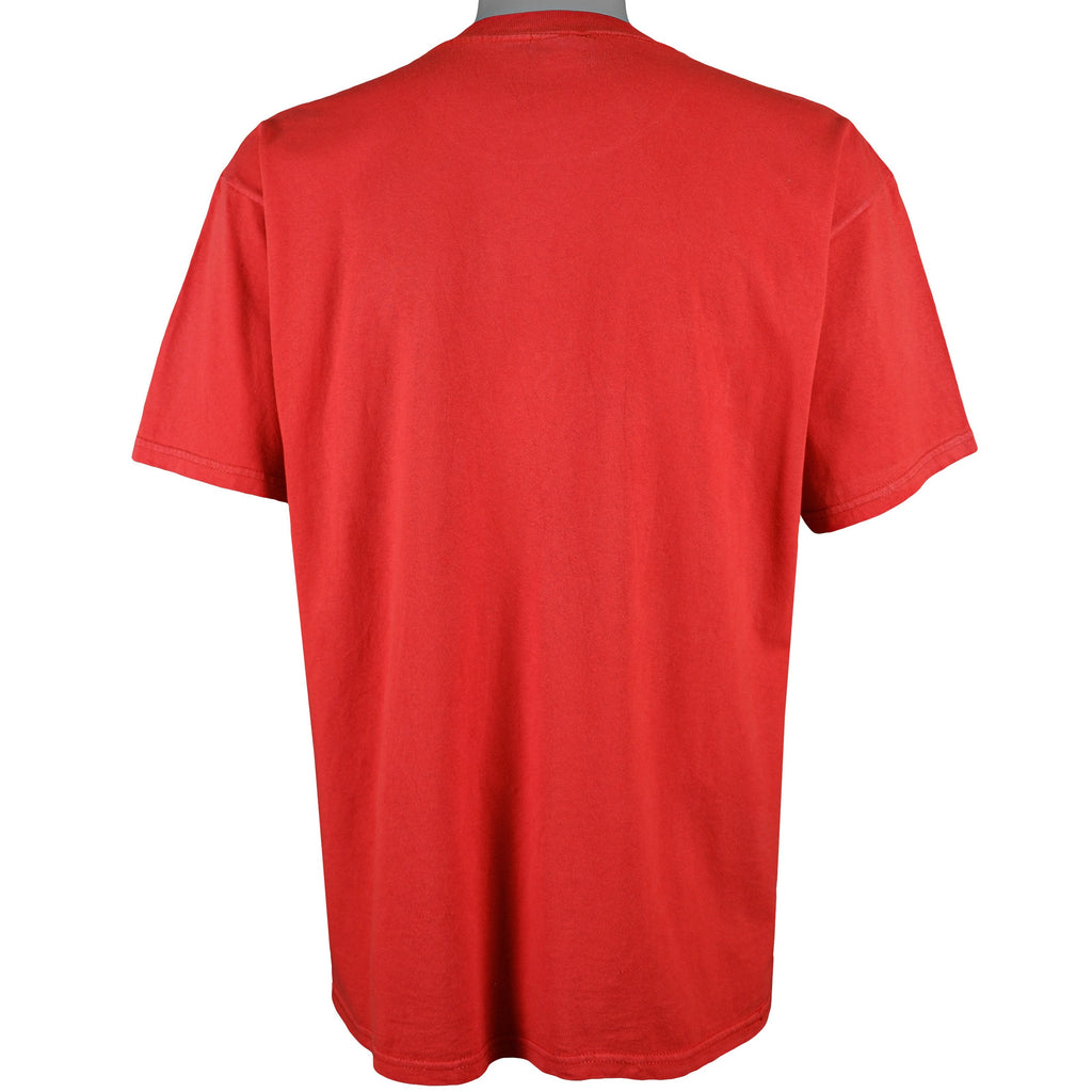 MLB (Nutmeg) - Texas Rangers T-Shirt 1995 Large Vintage Retro Baseball