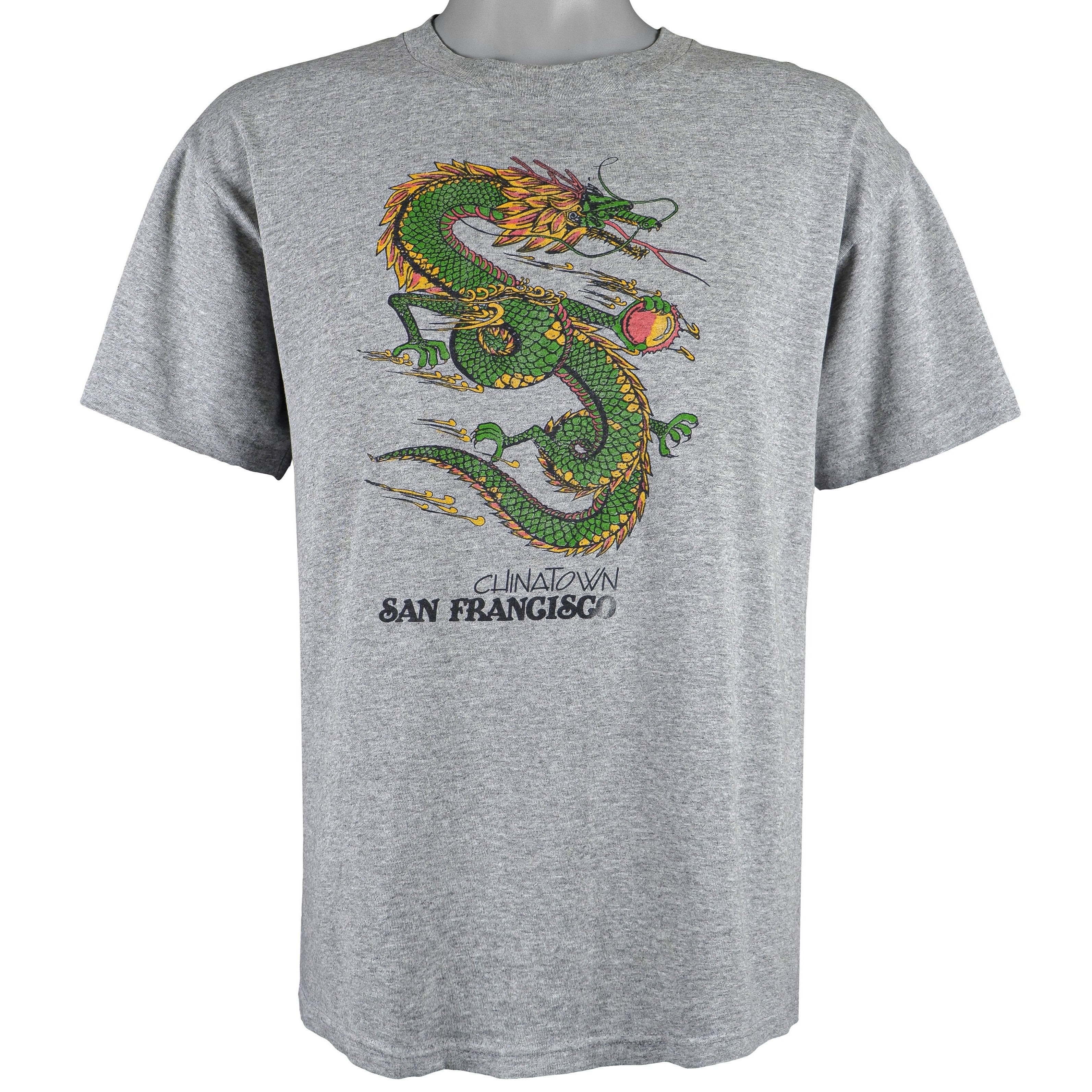 Vintage (Delta) - China Tow, San Francisco T-Shirt 1990s Medium Vintage Retro