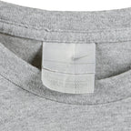 Nike - Grey Spell-Out T-Shirt 1990s Large Vintage Retro