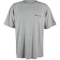 Champion - Grey Spell-Out T-Shirt 1990s Large Vintage Retro