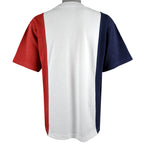 FILA - White, Red & Blue Spell-Out T-Shirt 1990s Large Vintage Retro