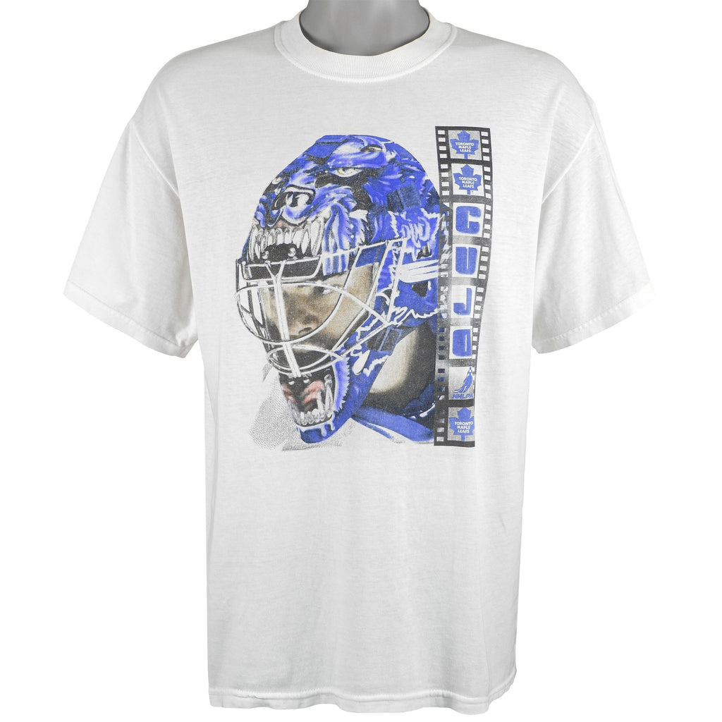 NHL (M&O Knits) - Toronto Maple Leafs Deadstock T-Shirt 1990s Large Vintage Retro Hockey