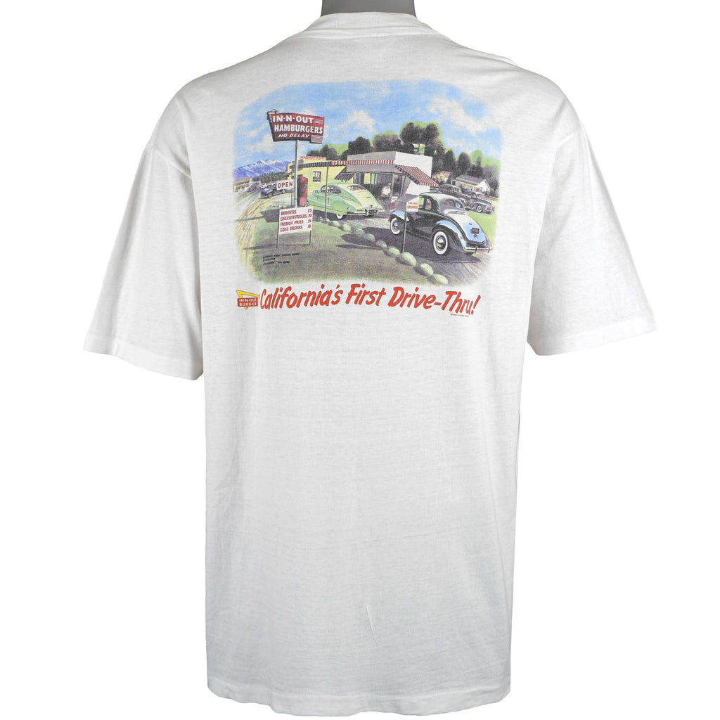 Vintage (Hanes) - IN-N-OUT Burger Deadstock T-Shirt 1985 X-Large Vintage Retro