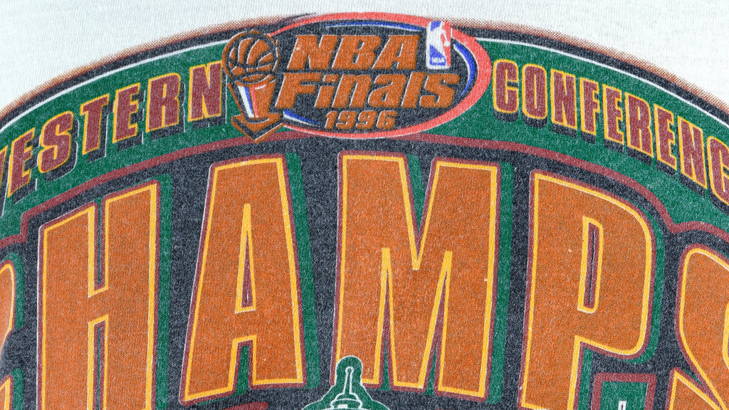 NBA (Hanes) - Seattle SuperSonics Deadstock T-Shirt 1996 Large
