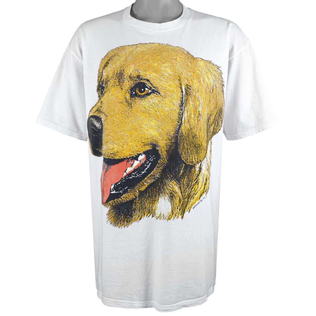 Vintage (Jerzees) - Golden Retriever T-Shirt 1995 X-Large Vintage Retro