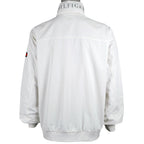 Tommy Hilfiger - White Big Spell-Out Jacket X-Large Vintage Retro