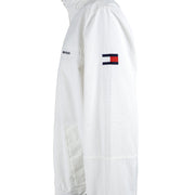 Tommy Hilfiger - White Big Spell-Out Jacket X-Large Vintage Retro