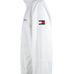 Tommy Hilfiger - White Big Spell-Out Jacket X-Large Vintage Retro