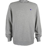 Champion - Grey Classic Crew Neck Sweatshirt 1990s Medium Vintage Retro