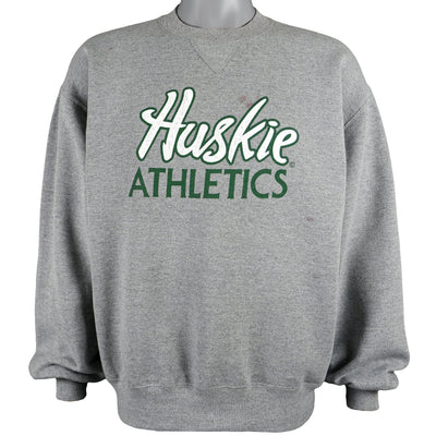 NCAA - Huskies, Athletics Crew Neck Sweatshirt 1990s Large
