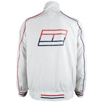 Tommy Hilfiger - White Big Spell-Out Jacket Large Vintage Retro