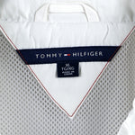 Tommy Hilfiger - White Big Spell-Out Jacket Large Vintage Retro