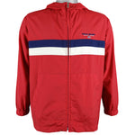 Polo Sport - Red Spell-Out Hooded Jacket Medium