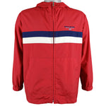 Polo Sport - Red Spell-Out Hooded Jacket Medium Vintage Retro