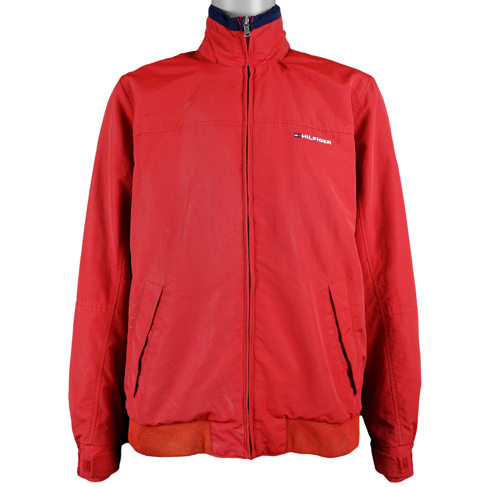 Tommy Hilfiger - Red Spell-Out Jacket Medium Vintage Retro