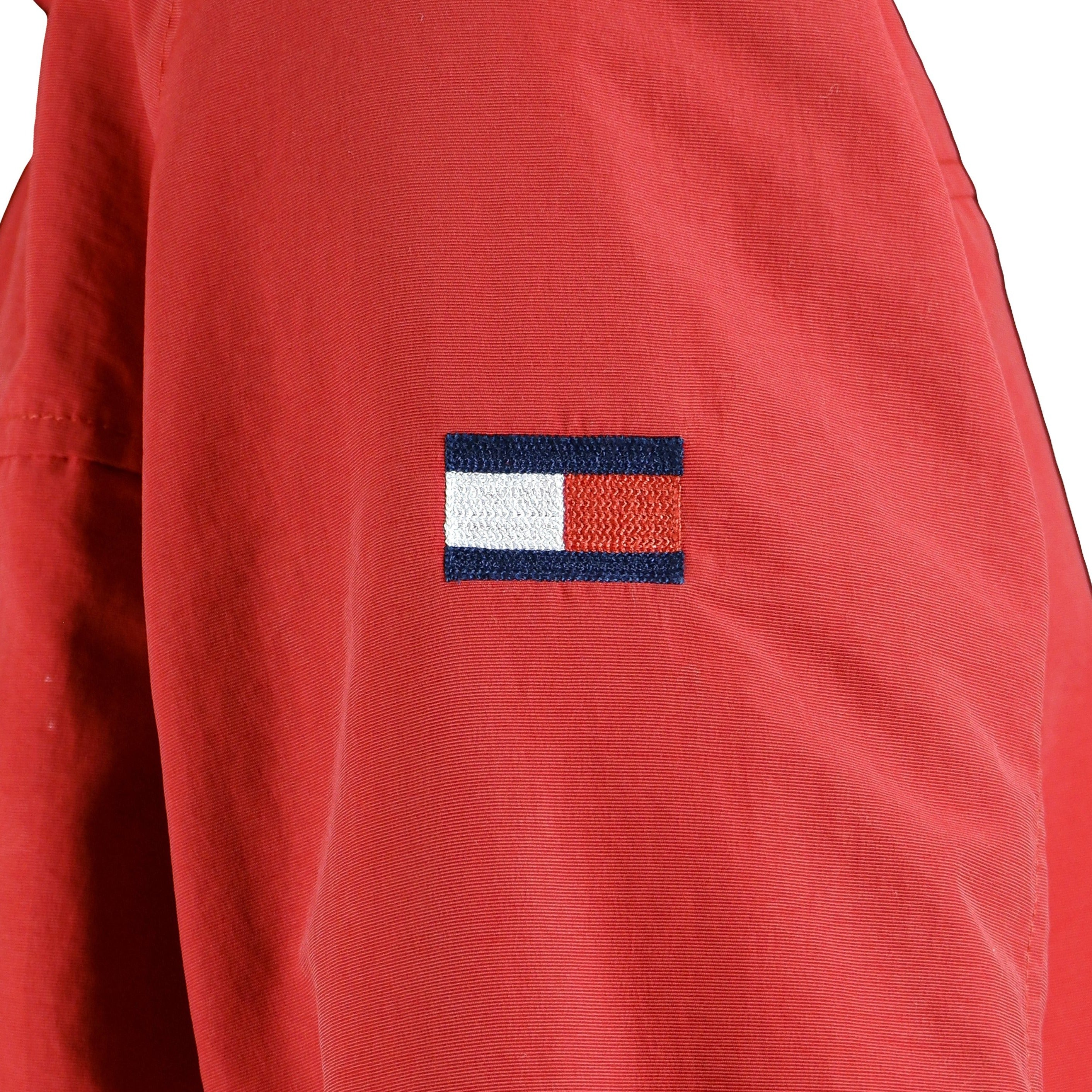 Tommy Hilfiger - Red Spell-Out Jacket Medium Vintage Retro