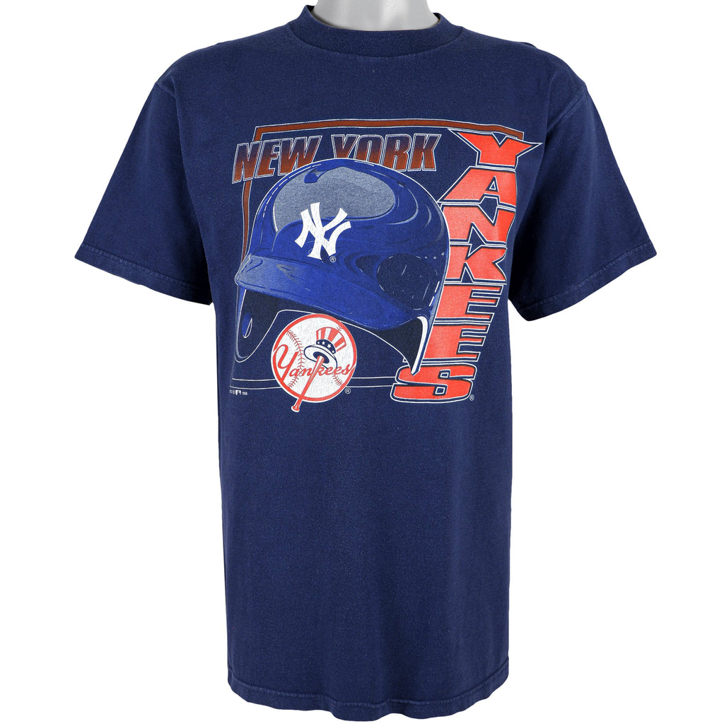 MLB (Logo 7) - New York Yankees T-Shirt 1996 Large Vintage Retro Baseball