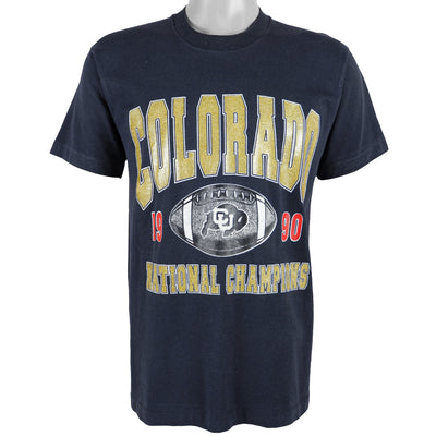 NCAA - Colorado Buffalo Stampede T-Shirt 1990 Large