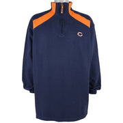NFL - Chicago Bears 1/4 Zip Sweatshirt 2000s Large Vintage Retro Football