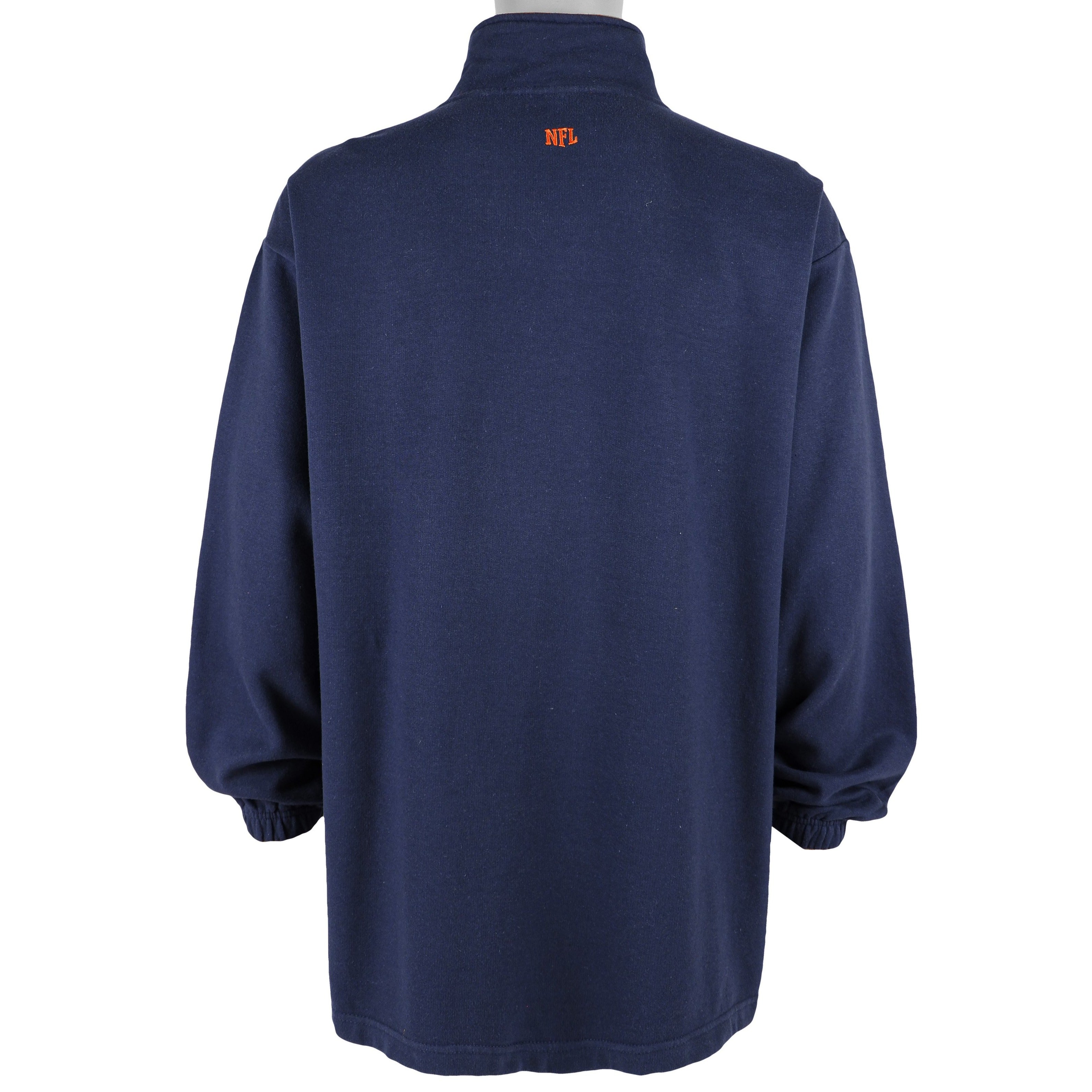 NFL - Chicago Bears 1/4 Zip Sweatshirt 2000s Large Vintage Retro Football