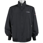 Tommy Hilfiger - Black Harrington Spell-Out Jacket X-Large Vintage Retro
