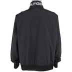 Tommy Hilfiger - Black Harrington Spell-Out Jacket X-Large Vintage Retro