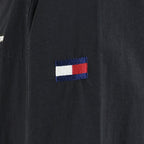 Tommy Hilfiger - Black Harrington Spell-Out Jacket X-Large Vintage Retro