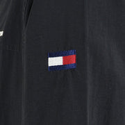 Tommy Hilfiger - Black Harrington Spell-Out Jacket X-Large Vintage Retro