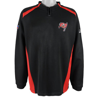NFL (Reebok) - Tampa Bay Buccaneers 1/4 Zip Shirt 2000s Large