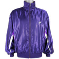 Nike - Purple Grey Tag Windbreaker 1980s Large Vintage Retro