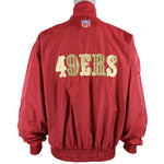 NFL (Logo Athletic) - San Francisco 49ers Big Spell-Out Jacket 1990s Large Vintage Retro Football