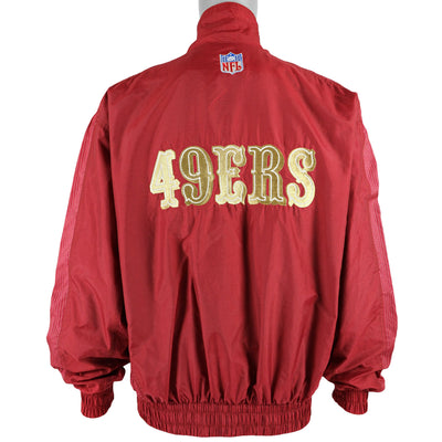 NFL (Logo Athletic) - San Francisco 49ers Big Spell-Out Jacket 1990s Large