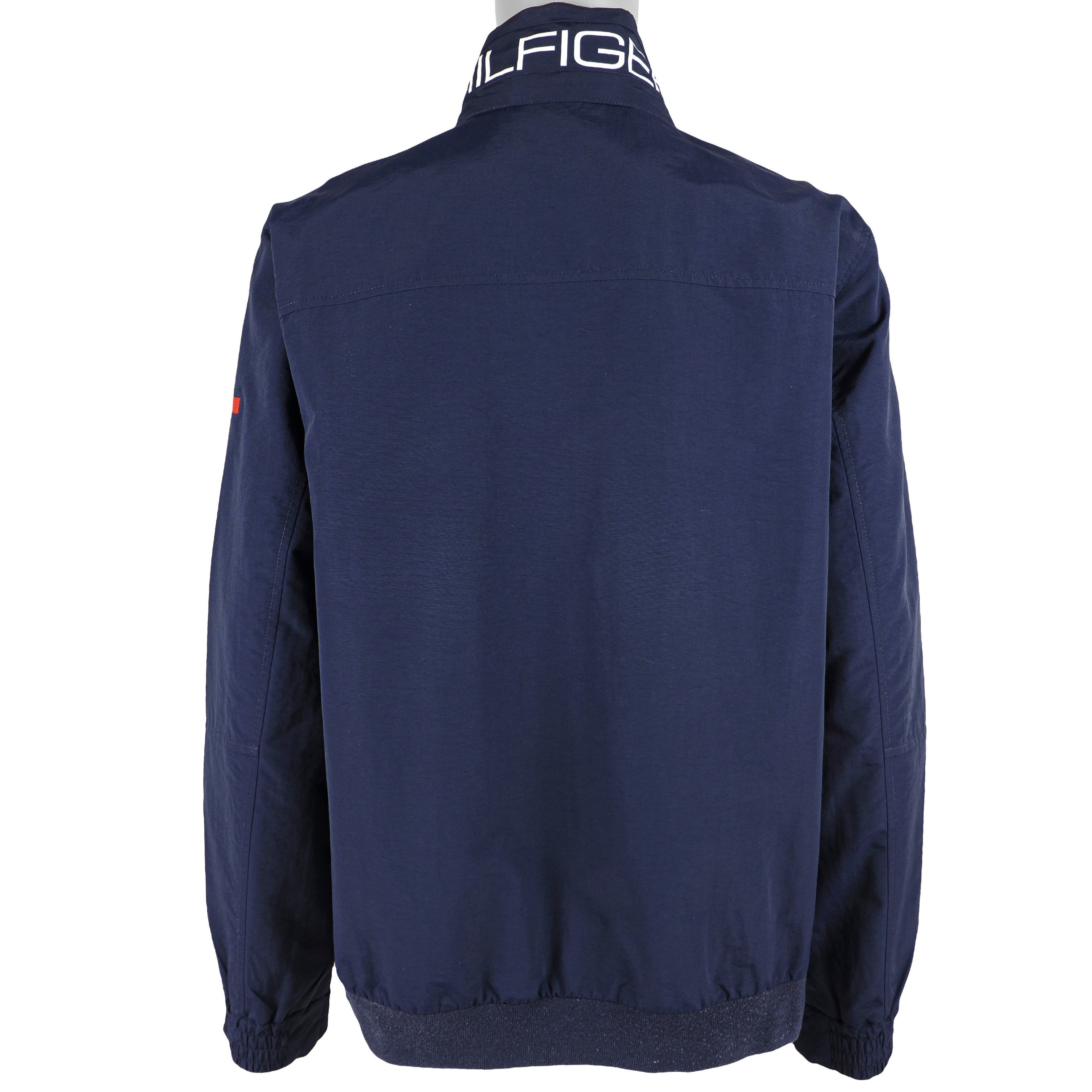 Tommy Hilfiger - Blue Spell-Out Jacket X-Large Vintage Retro