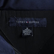 Tommy Hilfiger - Black Spell-Out Jacket Medium Vintage Retro