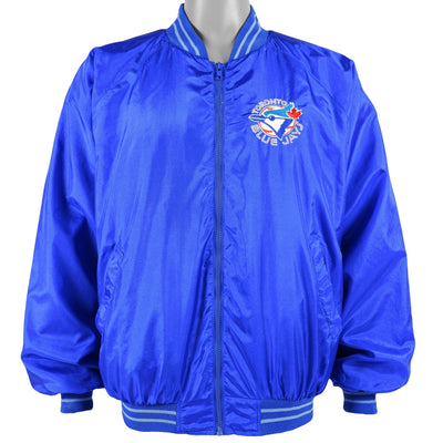 MLB (Athletics Softwear) - Toronto Blue Jays Zip Up Jacket 1990s Large