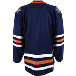 NHL (CCM) - Edmonton Oilers Spell-Out Jersey 1900s Large Vintage Retro Hockey