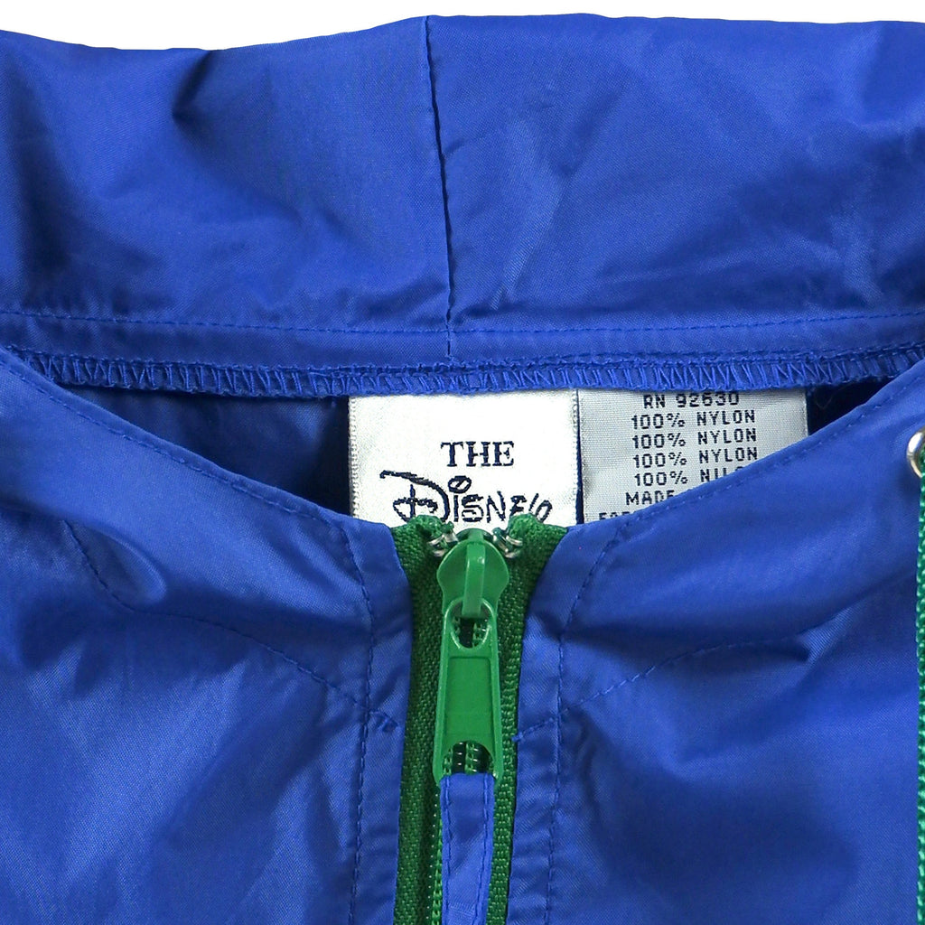 Disney - Blue Sport Tigger 1/4 Zip Hooded Windbreaker 1990s X-Large Vintage Retro 