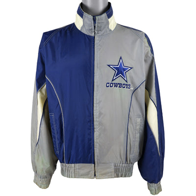 NFL (Pro Player) - Dallas Cowboys Spell -Out Windbreaker 1990s Medium