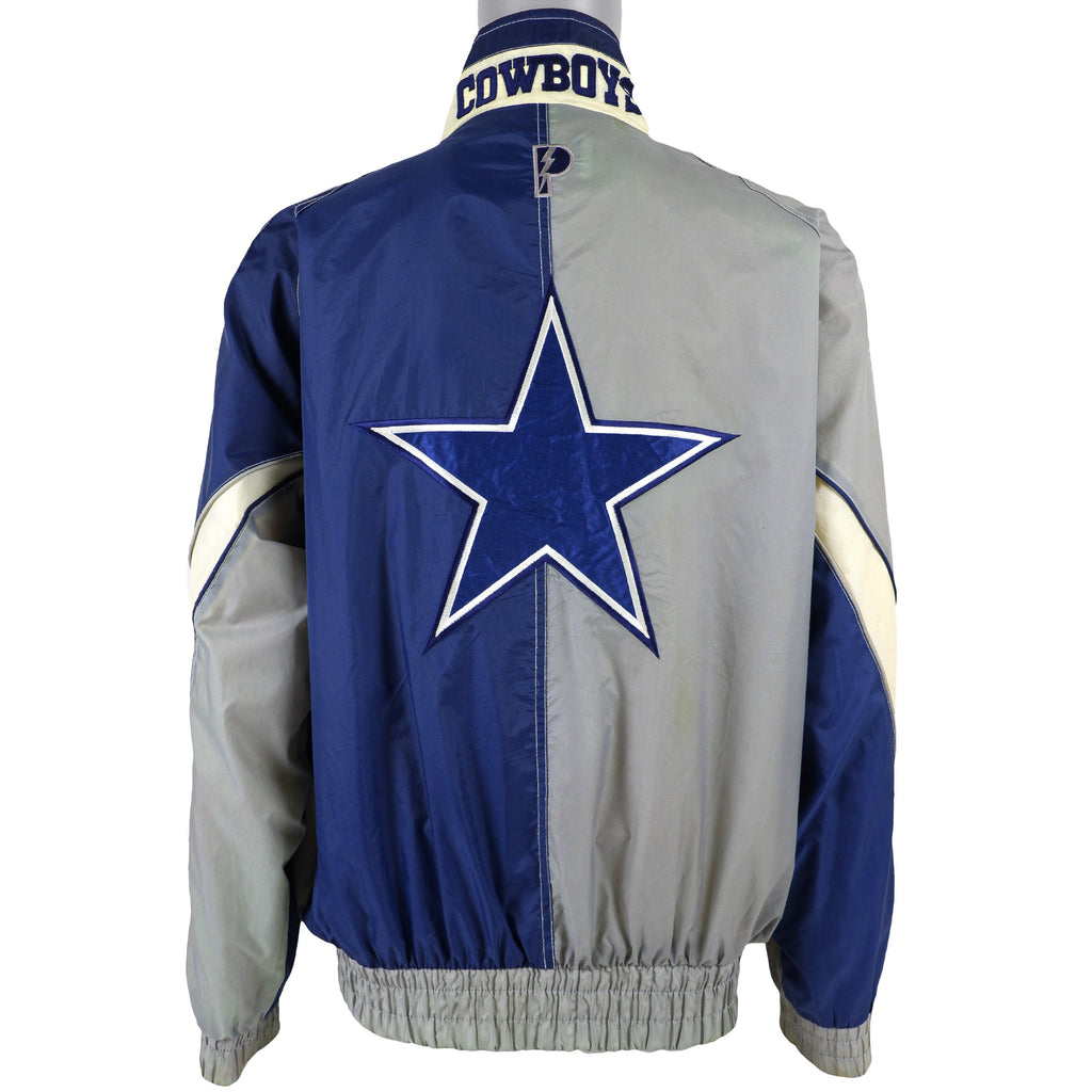 NFL (Pro Player) - Dallas Cowboys Windbreaker 1990s Medium Vintage Retro Football