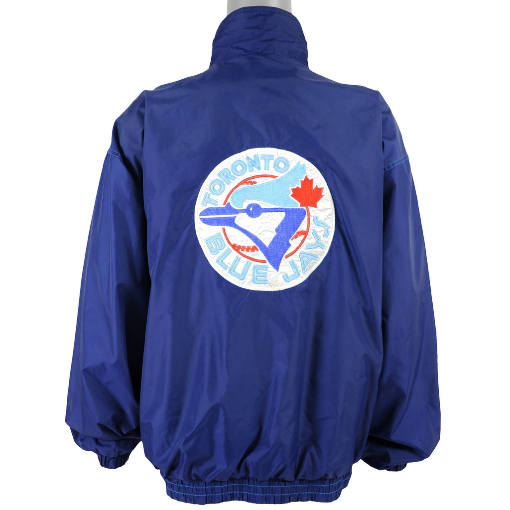 MLB (NF) - Toronto Blue Jays Big Logo Windbreaker 1990s Large Vintage Retro Baseball