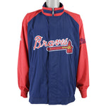 MLB (Apex One) - Atlanta Braves Spell-Out Windbreaker 1990s X-Large