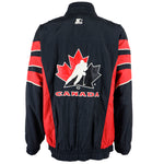 Starter - Canada World Cup Hockey Spell-Out Jacket 1996 Large Vintage Retro Hockey